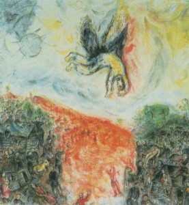 upadek Chagall